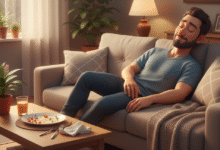 النوم بعد الأكل مباشرة يسبب زيادة الوزن